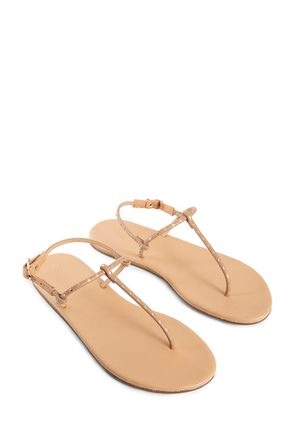 ANCIENT GREEK SANDALS WOMAN BEIGE SANDALS & SLIDES