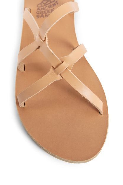 ANCIENT GREEK SANDALS WOMAN BEIGE SANDALS & SLIDES