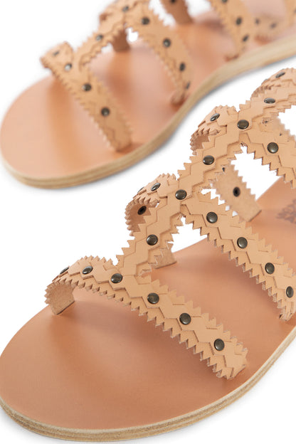 ANCIENT GREEK SANDALS WOMAN BEIGE SANDALS & SLIDES