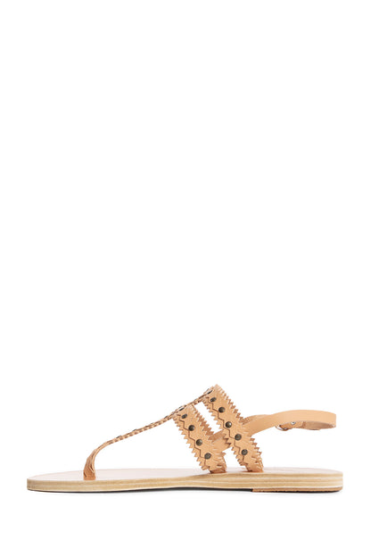 ANCIENT GREEK SANDALS WOMAN BEIGE SANDALS & SLIDES