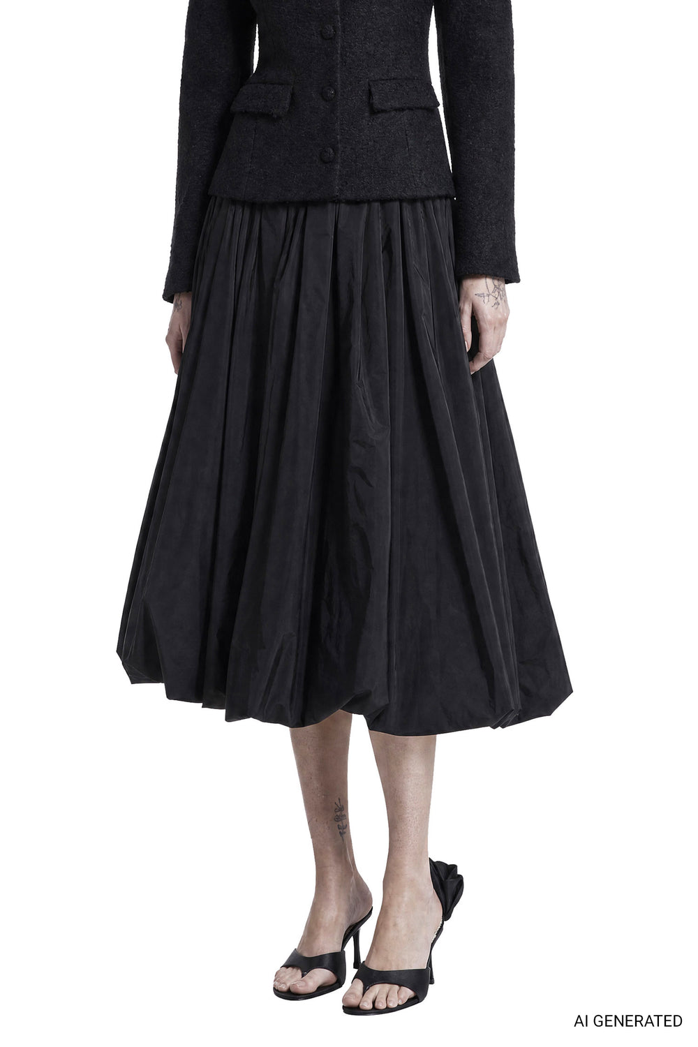MAGDA BUTRYM Long Low-waist Balloon Skirt woman