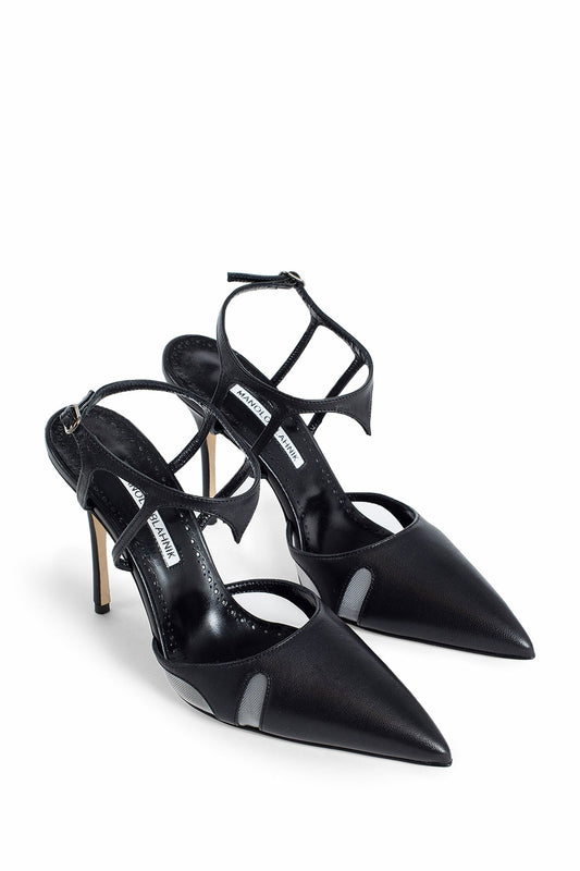 MANOLO BLAHNIK WOMAN BLACK PUMPS