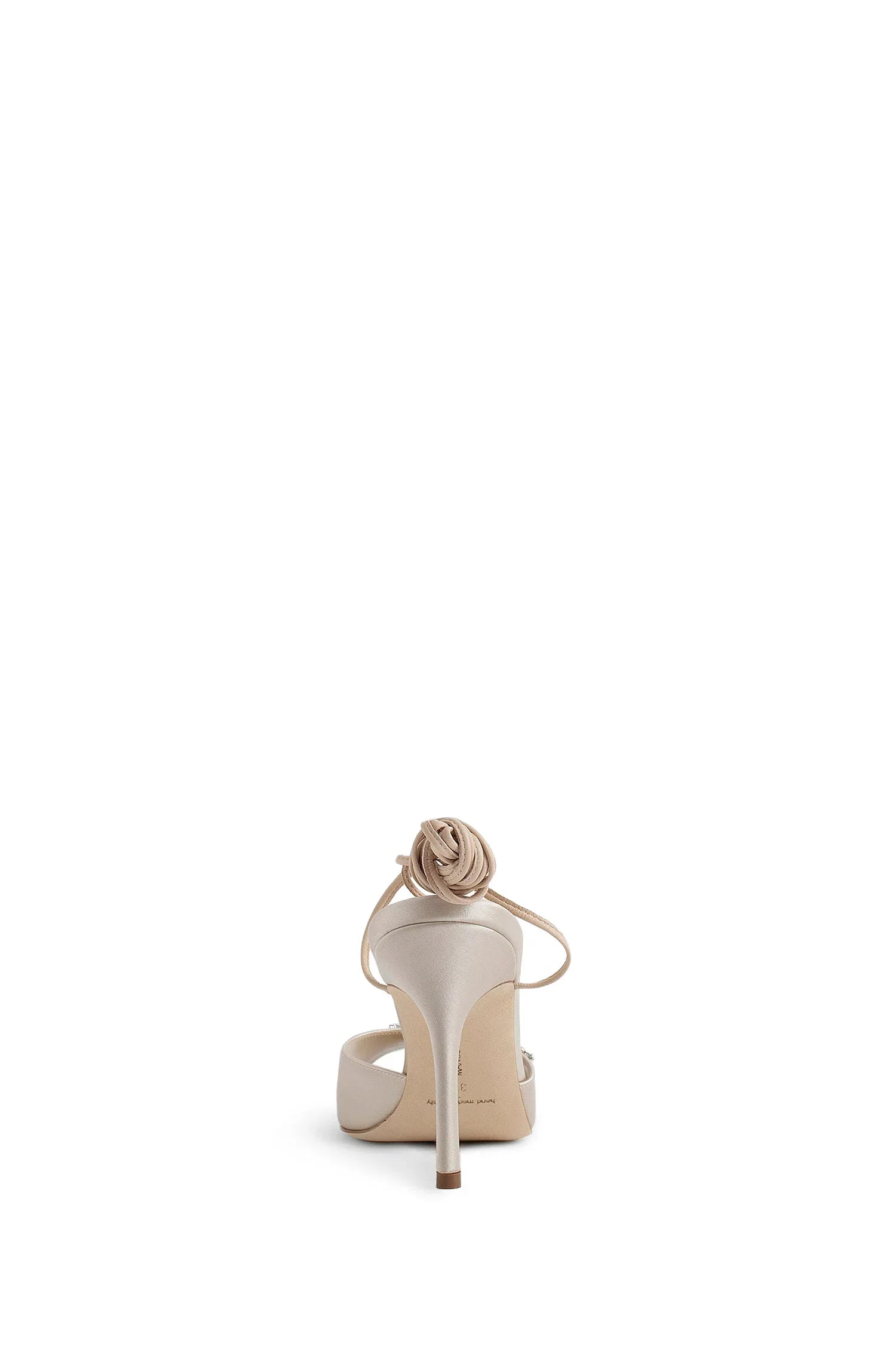 MANOLO BLAHNIK WOMAN BEIGE SANDALS & SLIDES - Antonioli.eu