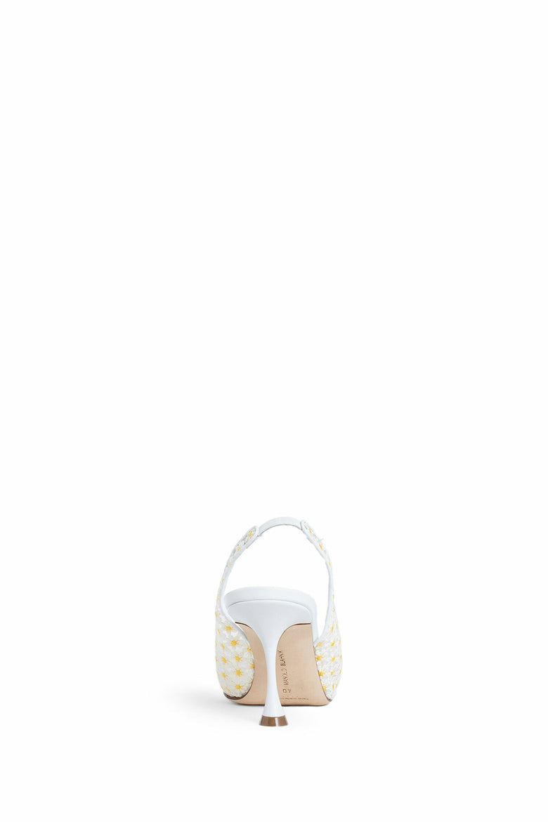 MANOLO BLAHNIK WOMAN WHITE PUMPS