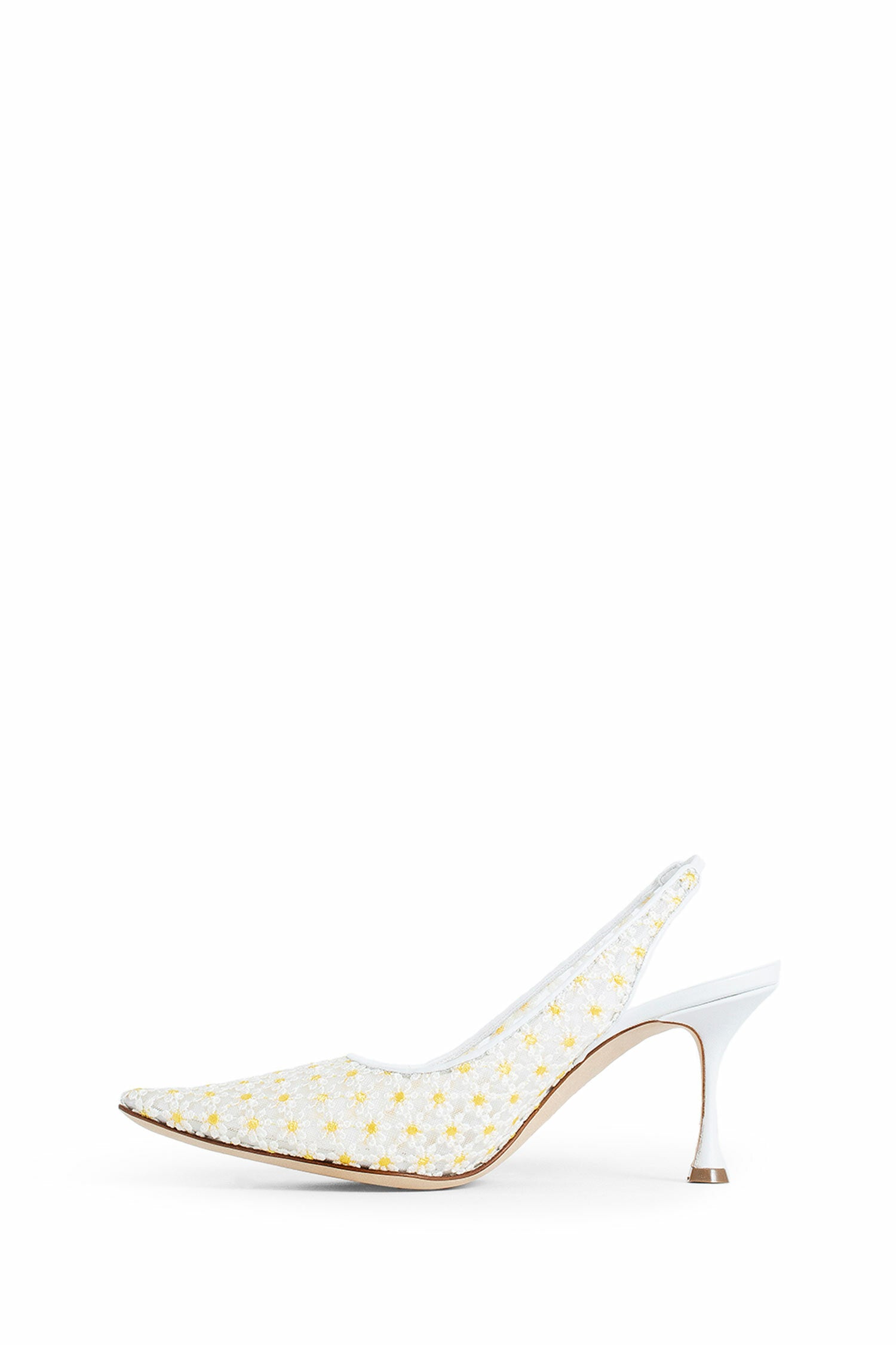 MANOLO BLAHNIK WOMAN WHITE PUMPS