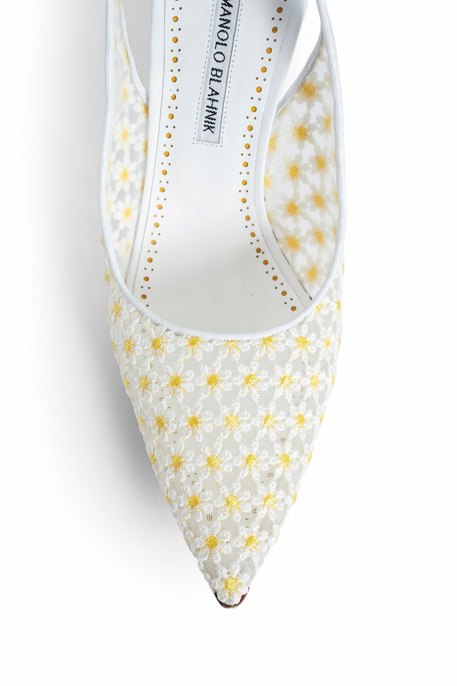 MANOLO BLAHNIK WOMAN WHITE PUMPS