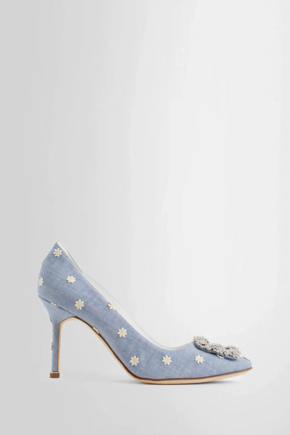 MANOLO BLAHNIK WOMAN BLUE PUMPS - Antonioli.eu