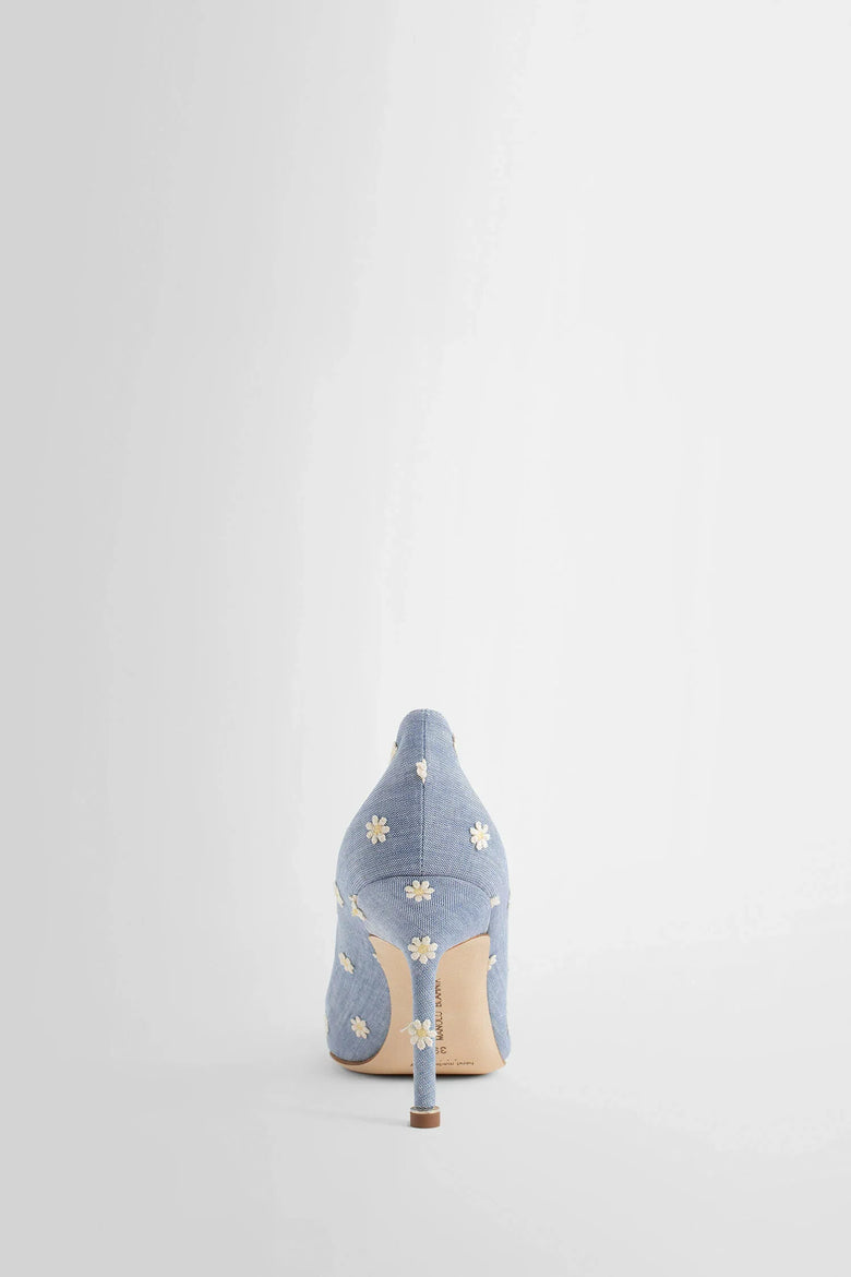MANOLO BLAHNIK WOMAN BLUE PUMPS - Antonioli.eu