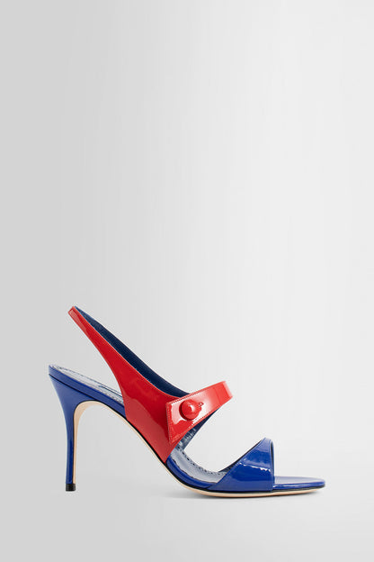 MANOLO BLAHNIK WOMAN MULTICOLOR SANDALS