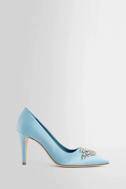 MANOLO BLAHNIK WOMAN BLUE PUMPS - Antonioli.eu