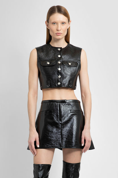 Antonioli COURRÈGES WOMAN BLACK VESTS