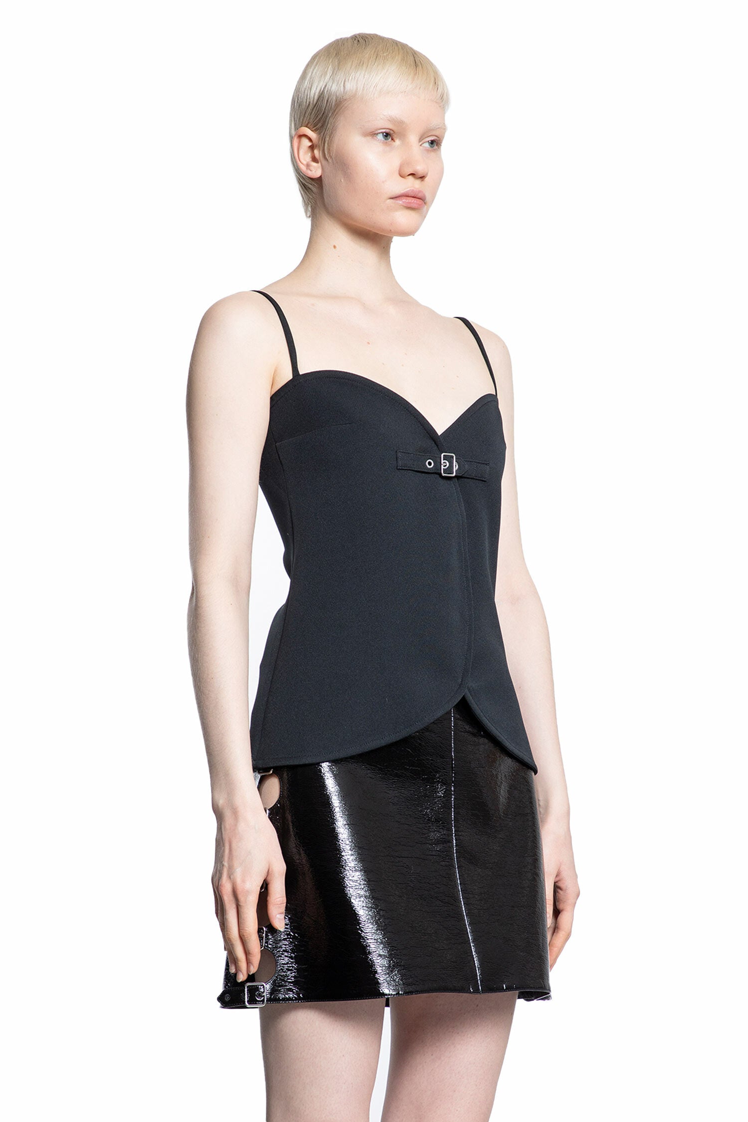 COURRÈGES WOMAN BLACK TOPS