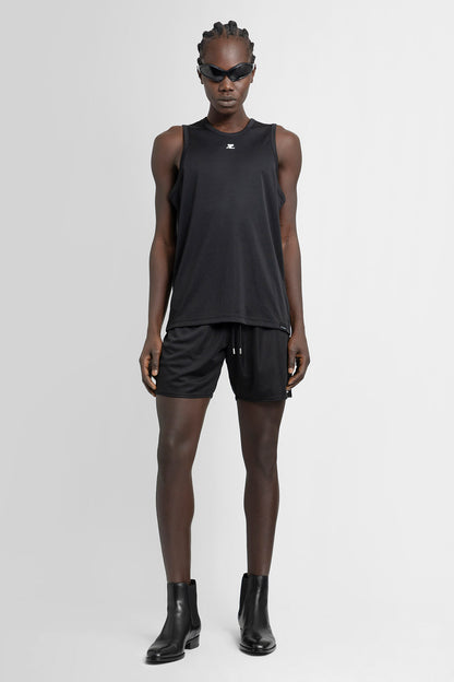 COURRÈGES MAN BLACK T-SHIRTS & TANK TOPS