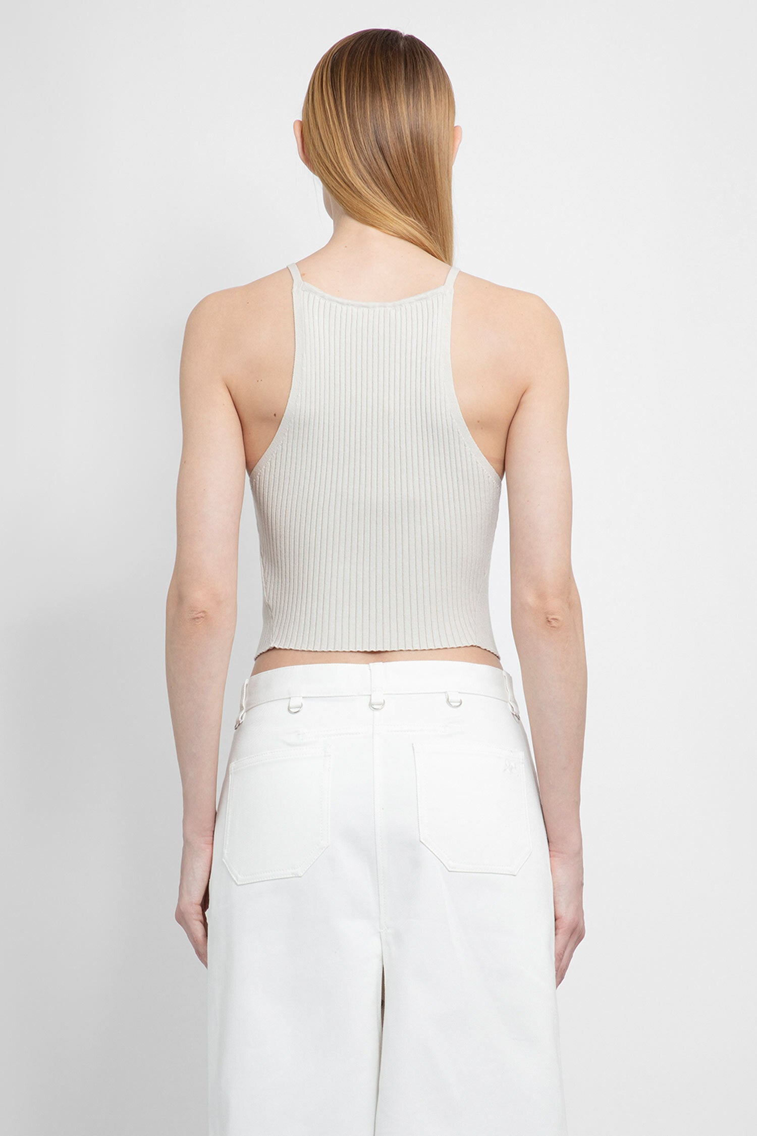 COURRÈGES WOMAN OFF-WHITE TOPS