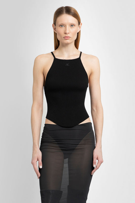 COURRÈGES WOMAN BLACK TOPS