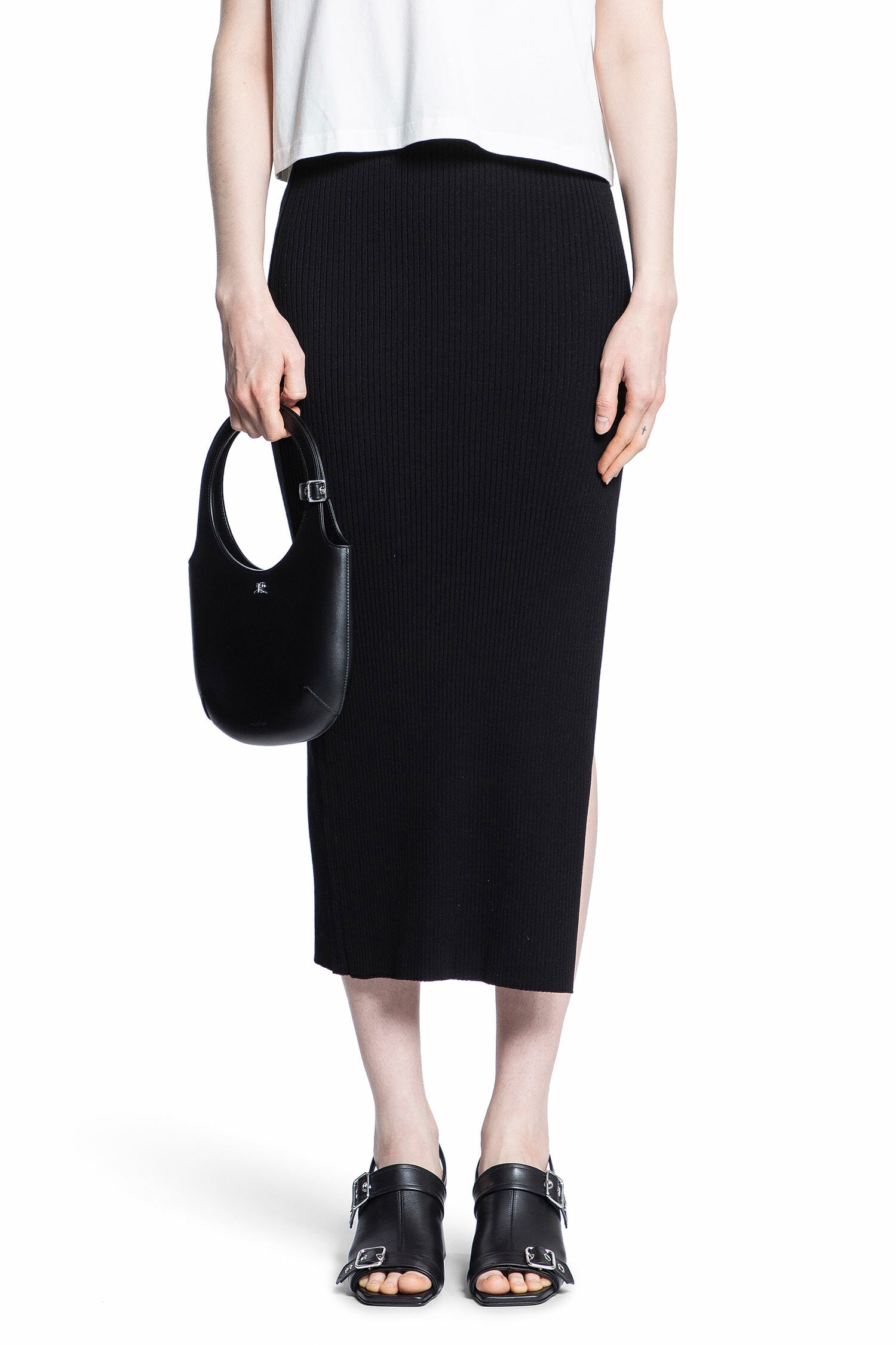 COURRÈGES WOMAN BLACK SKIRTS