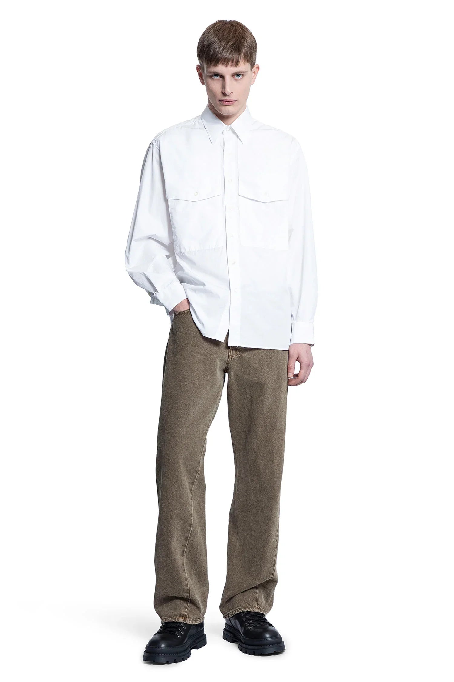 SUNFLOWER MAN WHITE SHIRTS - Antonioli.eu