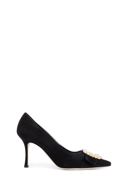 MANOLO BLAHNIK WOMAN BLACK PUMPS