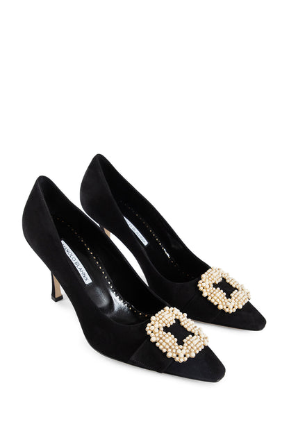 MANOLO BLAHNIK WOMAN BLACK PUMPS