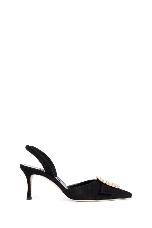 MANOLO BLAHNIK WOMAN BLACK PUMPS