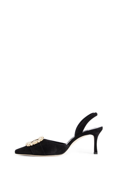 MANOLO BLAHNIK WOMAN BLACK PUMPS