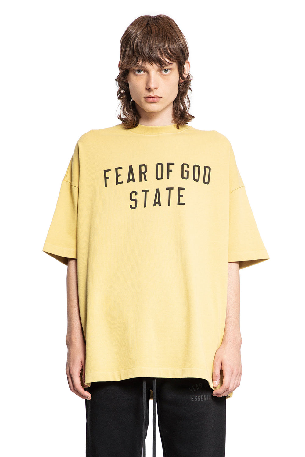 FEAR OF GOD MAN YELLOW T-SHIRTS & TANK TOPS