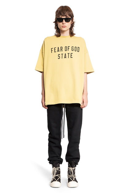 FEAR OF GOD MAN YELLOW T-SHIRTS & TANK TOPS