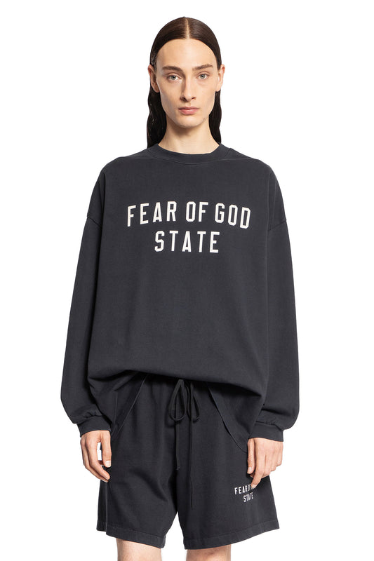 FEAR OF GOD MAN BLACK T-SHIRTS & TANK TOPS