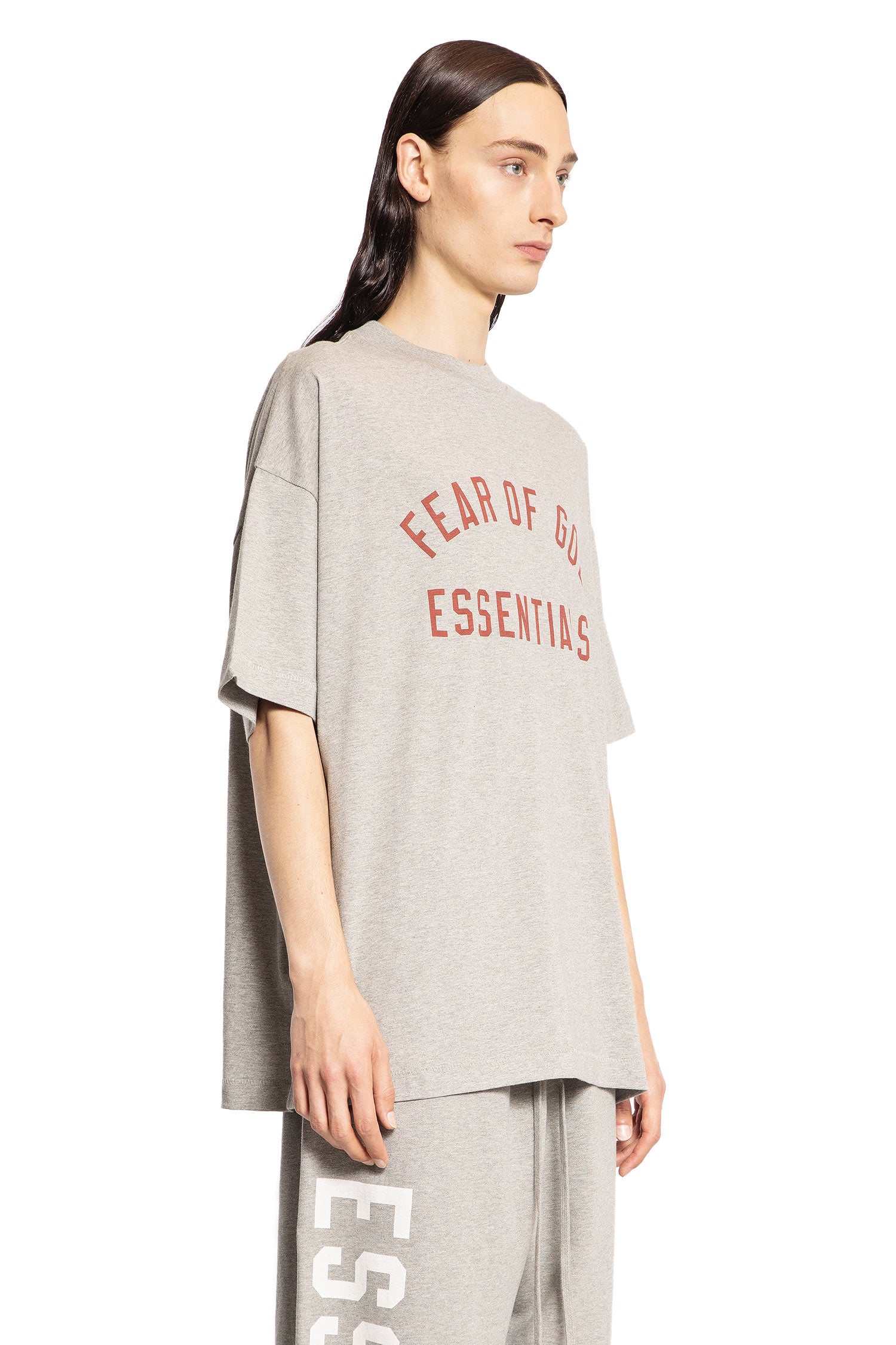 FEAR OF GOD MAN GREY T-SHIRTS & TANK TOPS