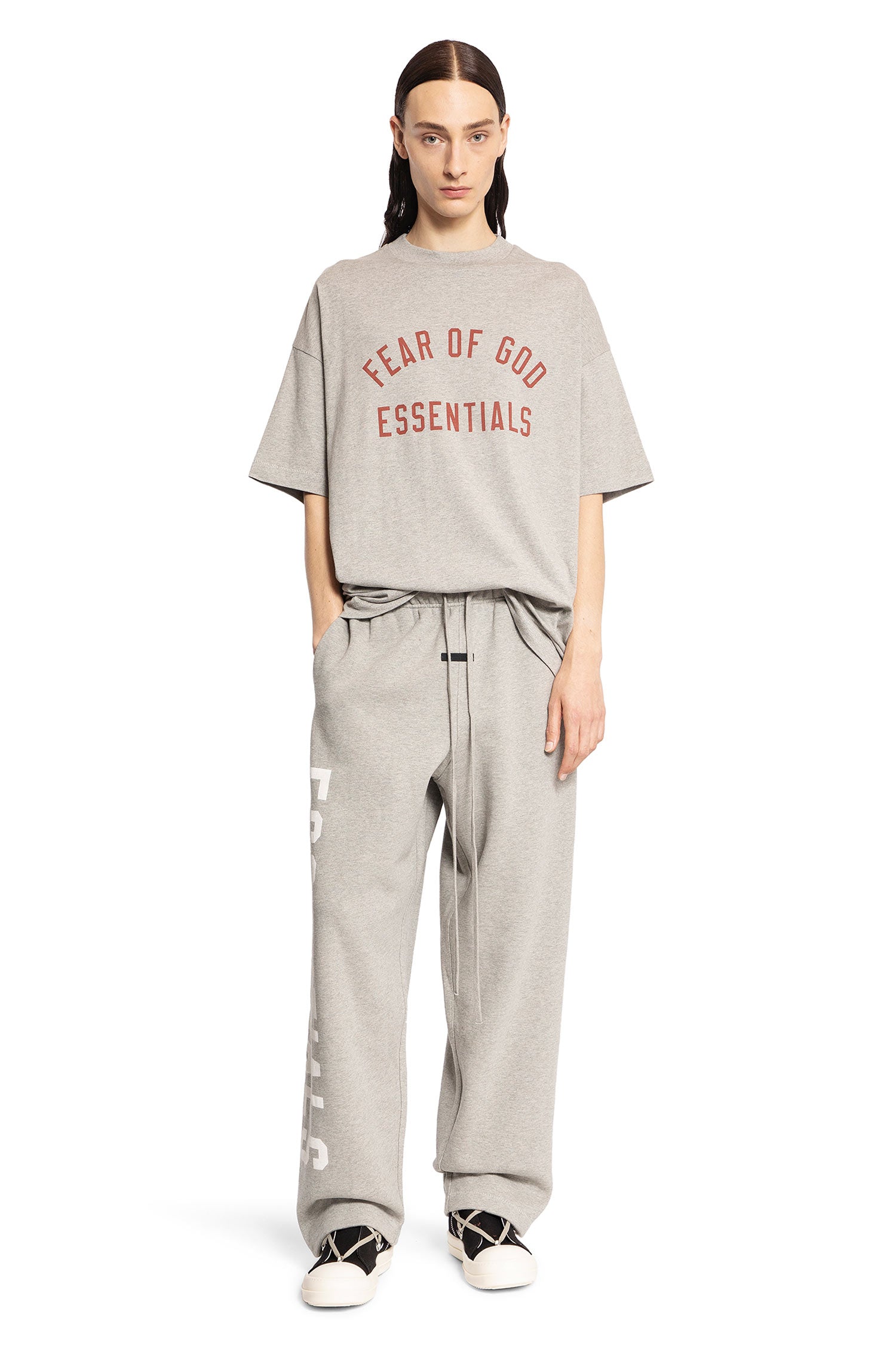 FEAR OF GOD MAN GREY T-SHIRTS & TANK TOPS