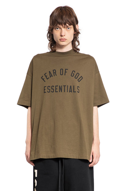 FEAR OF GOD MAN GREEN T-SHIRTS & TANK TOPS