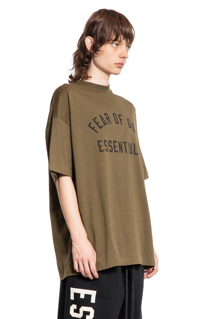 FEAR OF GOD MAN GREEN T-SHIRTS & TANK TOPS