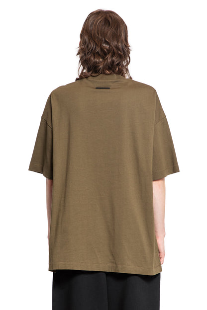 FEAR OF GOD MAN GREEN T-SHIRTS & TANK TOPS