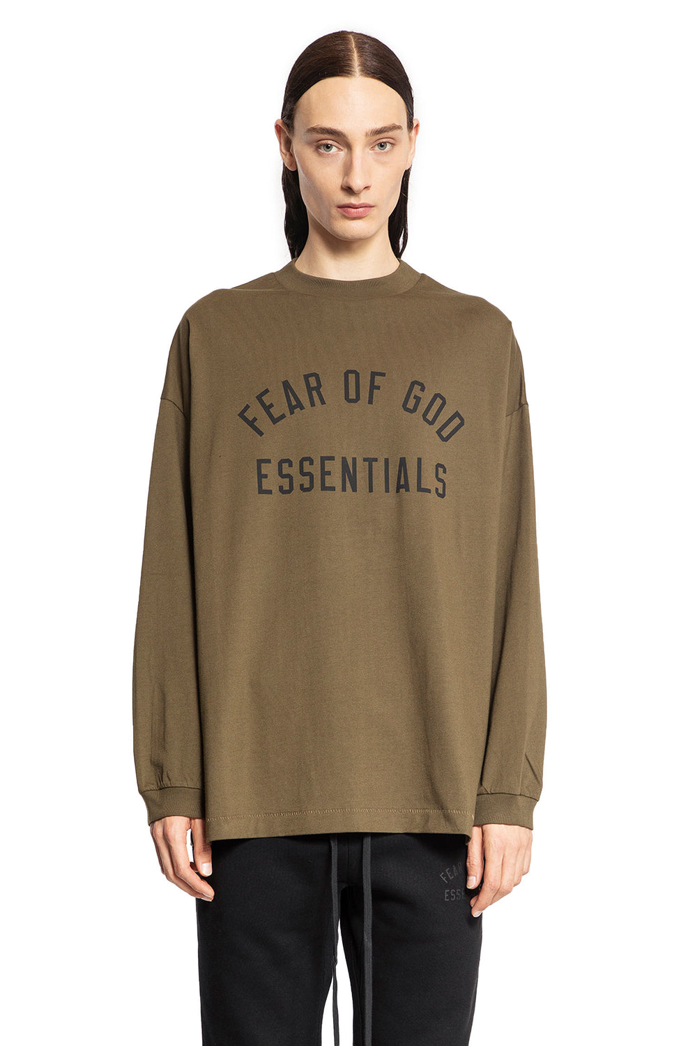 FEAR OF GOD MAN GREEN T-SHIRTS & TANK TOPS