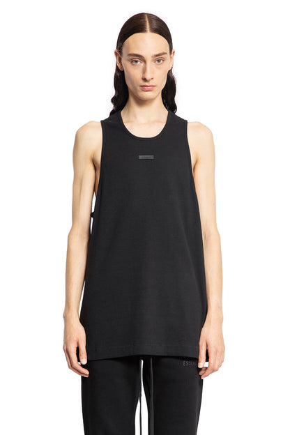 Antonioli FEAR OF GOD MAN BLACK T-SHIRTS & TANK TOPS