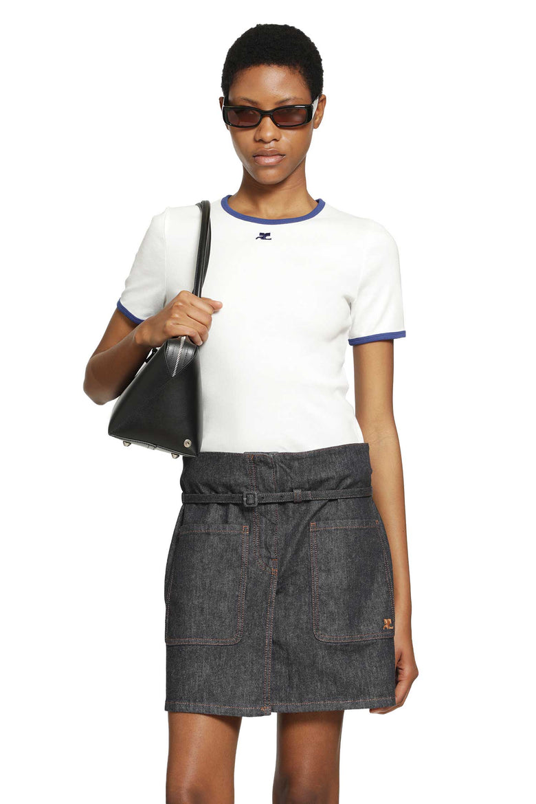 COURRÈGES Cotton Jersey T-shirt woman