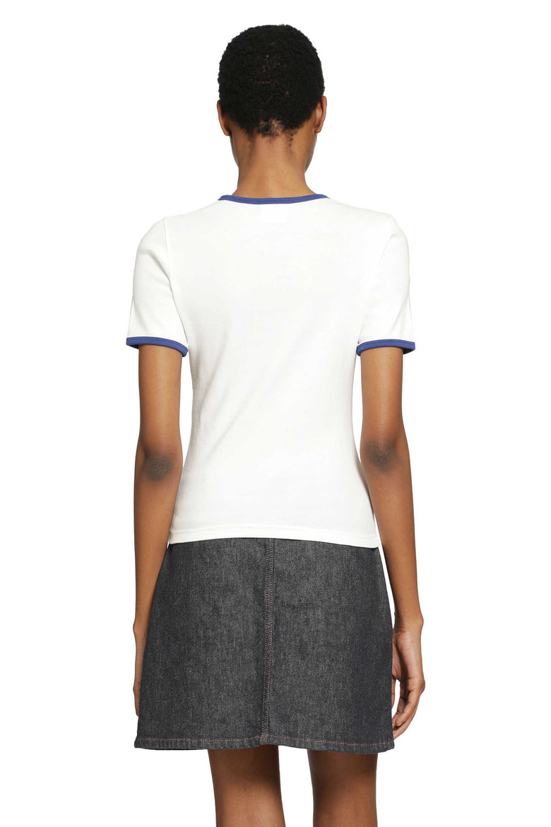 COURRÈGES Cotton Jersey T-shirt woman