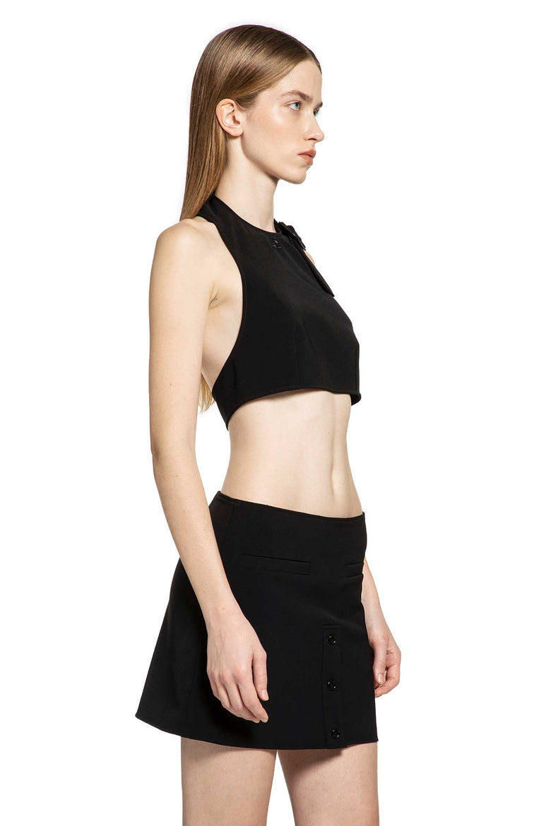 Double Buckle Crepe Bra