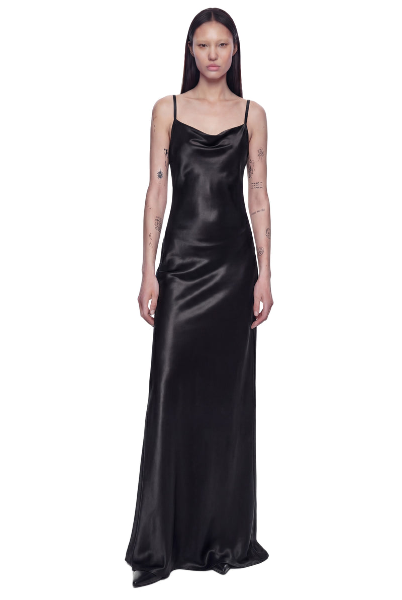 Lingerie Glossy Long Dress