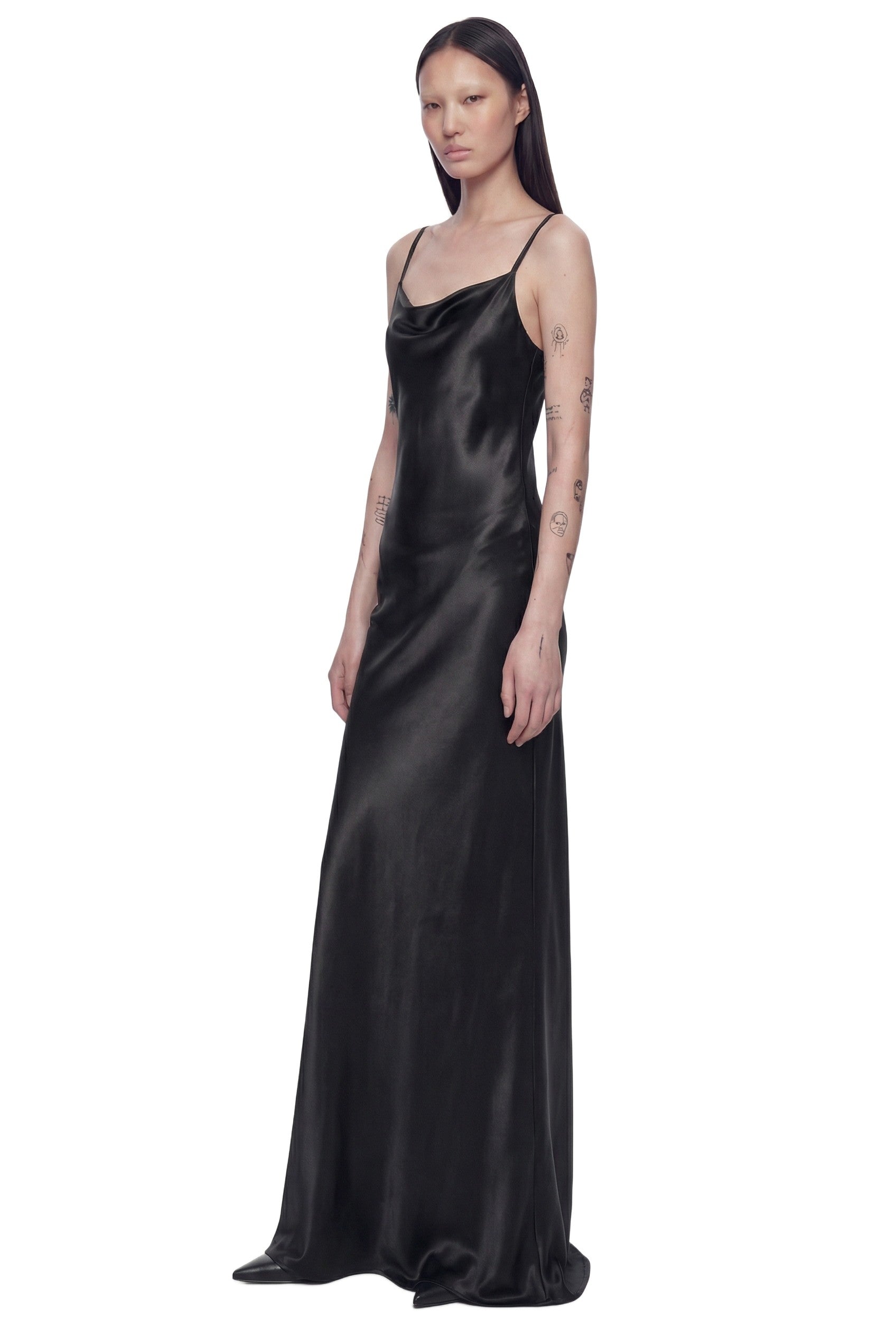 Lingerie Glossy Long Dress