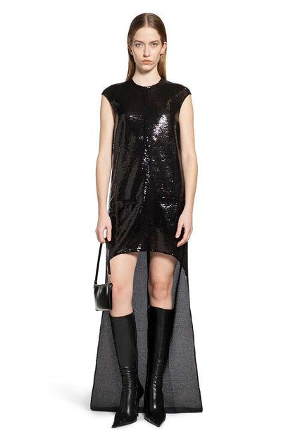 Circle Edged Sequins Long Dress