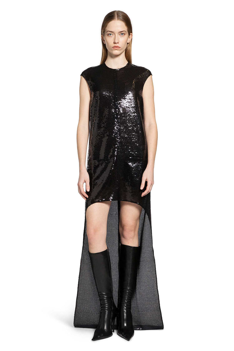 Circle Edged Sequins Long Dress