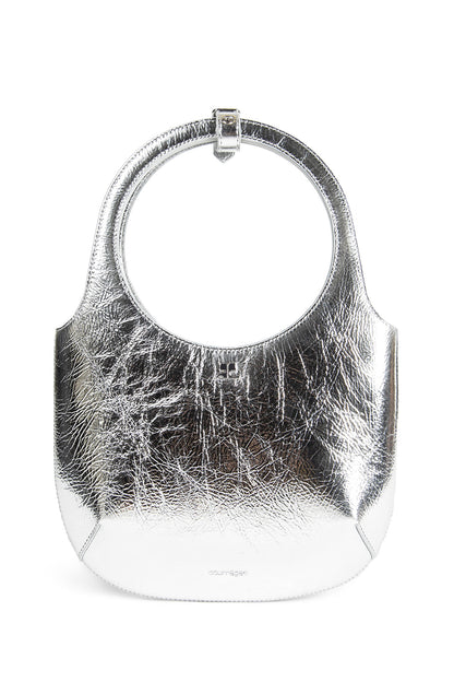 Silver Naplack Leather Holy Bag