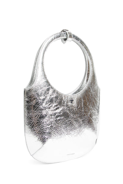 Silver Naplack Leather Holy Bag