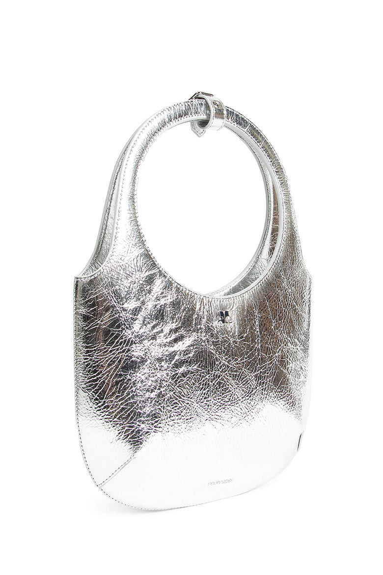 Silver Naplack Leather Holy Bag