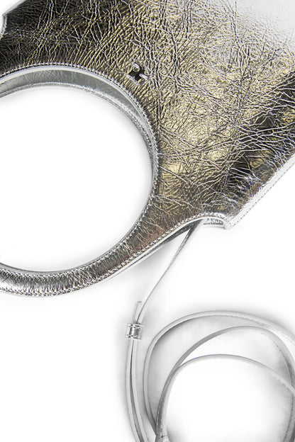 Silver Naplack Leather Holy Bag