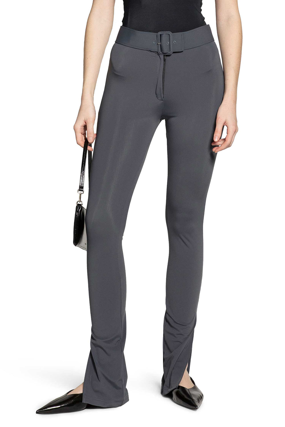 COURRÈGES Panties Buckle Tech Jersey Trousers woman