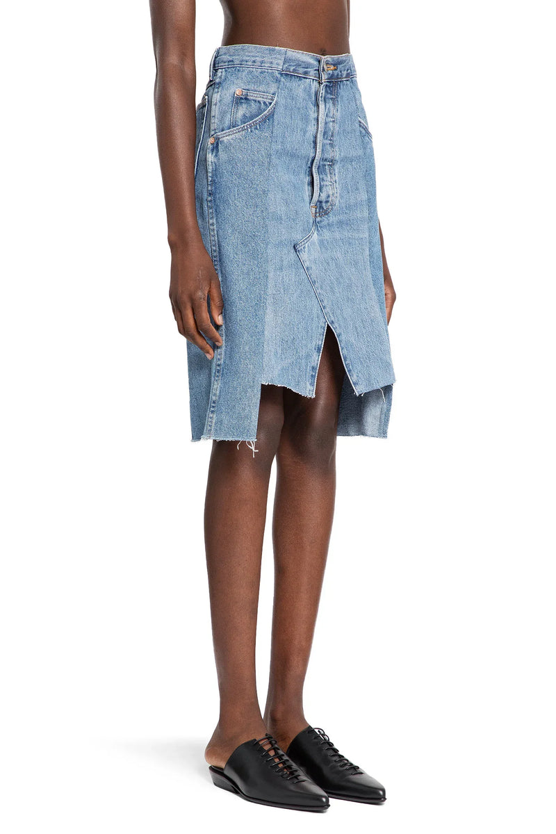 E.L.V. DENIM WOMAN BLUE SKIRTS - Antonioli.eu
