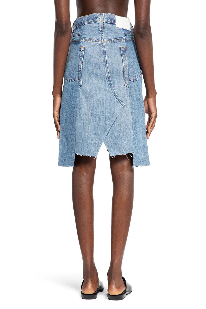 E.L.V. DENIM WOMAN BLUE SKIRTS - Antonioli.eu