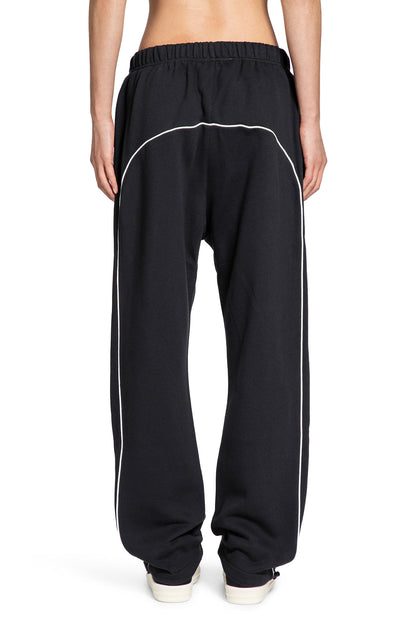 Pantaloni da tuta in pile rilassati con bordatura 
